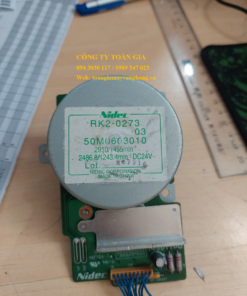 Motor RK2-0273-03, 24v, trục trước 8mm, chế quạt ( bóc máy)