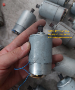 Motor DC QK1-1500,(made in Vietnam),12 – 24V,  chế tạo máy khoan pin, máy bơm nước, máy cưa mini, … (bóc máy)