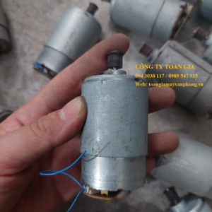 Motor DC QK1-1500,(made in Vietnam),12 – 24V,  chế tạo máy khoan pin, máy bơm nước, máy cưa mini, … (bóc máy)