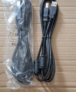 Dây USB cáp usb high speed 2.0 Dài 2 mét màu đen (new).2 đầu có cục chống nhiễu