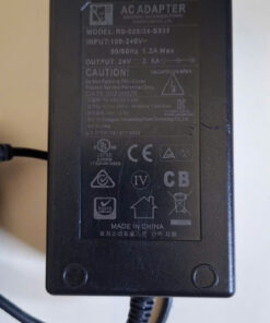 Adapter bộ đổi nguồn bộ chuyển đổi ACDC model RS-02524-S335 output 24v 2.5A 60w jack 5.5mm 3 chấu (new) máy scan A3