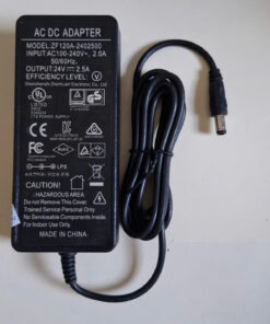 Adapter bộ đổi nguồn bộ chuyển đổi AC/DC model ZF120A-2402500 output 24v 2.5A 60w jack 5.5mm 3 chấu (new) máy scan A3